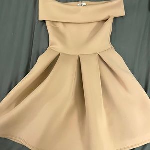 Medium Nude Color cocktail dress